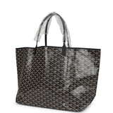 Goyard Goyardine Black St. Louis GM Tote Bag Palladium Hardware