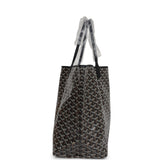 Goyard Goyardine Black St. Louis GM Tote Bag Palladium Hardware