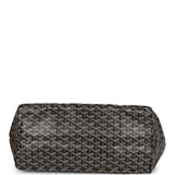 Goyard Goyardine Black St. Louis GM Tote Bag Palladium Hardware