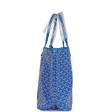 Goyard Goyardine Sky Blue St. Louis PM Tote Bag Palladium Hardware