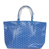 Goyard Goyardine Sky Blue St. Louis PM Tote Bag Palladium Hardware