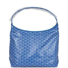 Goyard Goyardine Sky Blue Boheme PM Hobo Bag Palladium Hardware