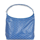 Goyard Goyardine Sky Blue Boheme PM Hobo Bag Palladium Hardware