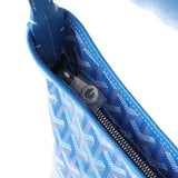 Goyard Goyardine Sky Blue Boheme PM Hobo Bag Palladium Hardware