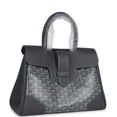 Goyard Saigon Tote Grey Goyardine Canvas Palladium Hardware