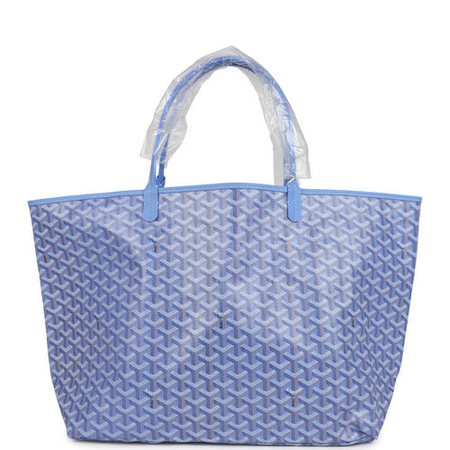 Goyard Goyardine Iris St. Louis GM Tote Bag Palladium Hardware