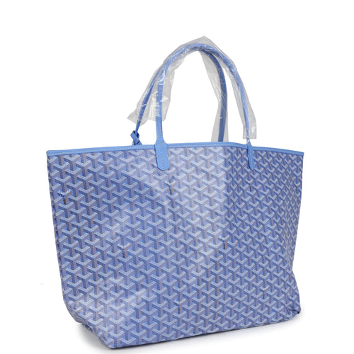 Goyard Goyardine Iris St. Louis GM Tote Bag Palladium Hardware