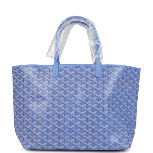 Goyard Goyardine Iris Saint Louis PM Tote Bag Palladium Hardware