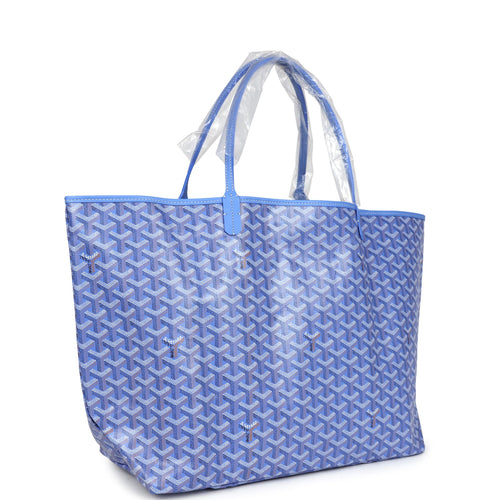 Goyard Goyardine Iris St. Louis GM Tote Bag Palladium Hardware