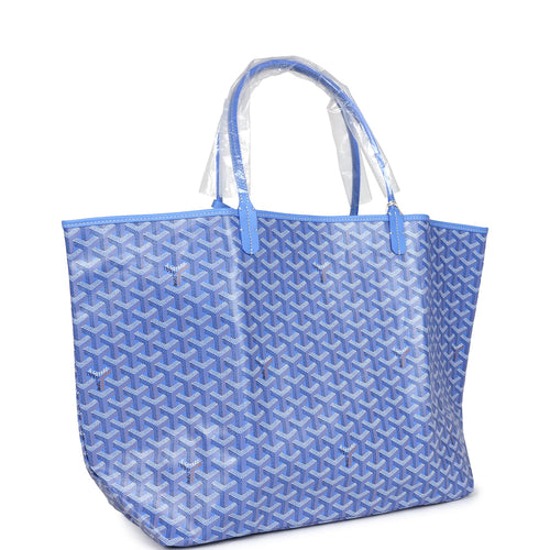 Goyard Goyardine Iris St. Louis GM Tote Bag Palladium Hardware