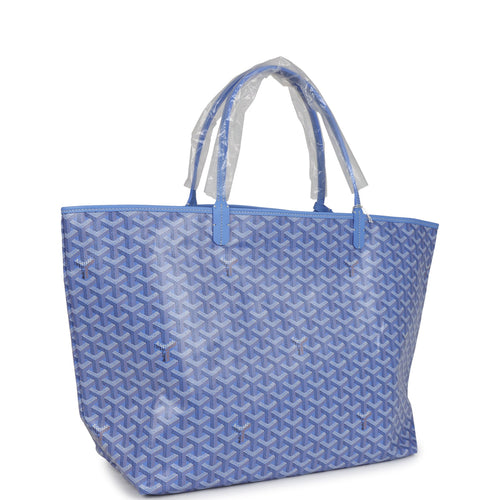 Goyard Goyardine Iris St. Louis GM Tote Bag Palladium Hardware