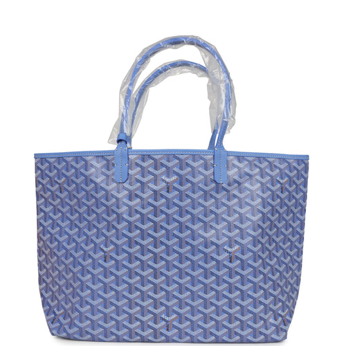 Goyard Goyardine Iris St. Louis PM Tote Bag Palladium Hardware