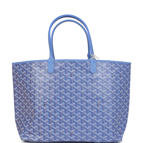 Goyard Goyardine Iris St. Louis PM Tote Bag Palladium Hardware