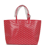 Goyard Goyardine Fuchsia Saint Louis PM Tote Bag Palladium Hardware - Thumbnail View 5