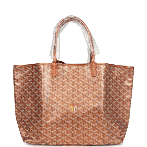 Goyard Goyardine Precious Metals Rose Gold St. Louis PM Tote Bag Rose Gold Hardware