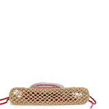 Goyard Goyardine Canvas Fuchsia Aligre Bag Raffia Net Palladium Hardware - Thumbnail View 6