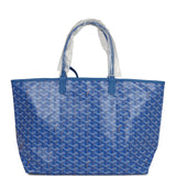 Goyard Goyardine Sky Blue Saint Louis PM Tote Bag Palladium Hardware