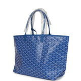 Goyard Goyardine Sky Blue Saint Louis PM Tote Bag Palladium Hardware
