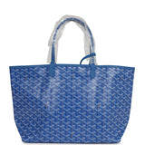 Goyard Goyardine Sky Blue Saint Louis PM Tote Bag Palladium Hardware