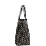 Goyard Goyardine Black Saint Louis PM Tote Bag Palladium Hardware - Thumbnail View 4