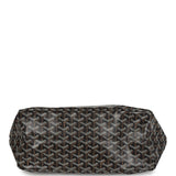 Goyard Goyardine Black Saint Louis PM Tote Bag Palladium Hardware - Thumbnail View 7