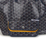 Goyard Goyardine Navy Saint Louis PM Tote Bag Palladium Hardware