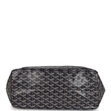 Goyard Goyardine Navy Saint Louis PM Tote Bag Palladium Hardware