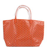 Goyard Goyardine Orange Saint Louis GM Tote Bag Palladium Hardware