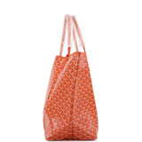 Goyard Goyardine Orange Saint Louis GM Tote Bag Palladium Hardware