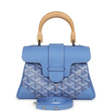Goyard Goyardine Canvas Iris Soft Saigon Mini Palladium Hardware
