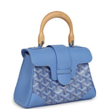 Goyard Goyardine Canvas Iris Soft Saigon Mini Palladium Hardware