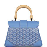 Goyard Goyardine Canvas Iris Soft Saigon Mini Palladium Hardware