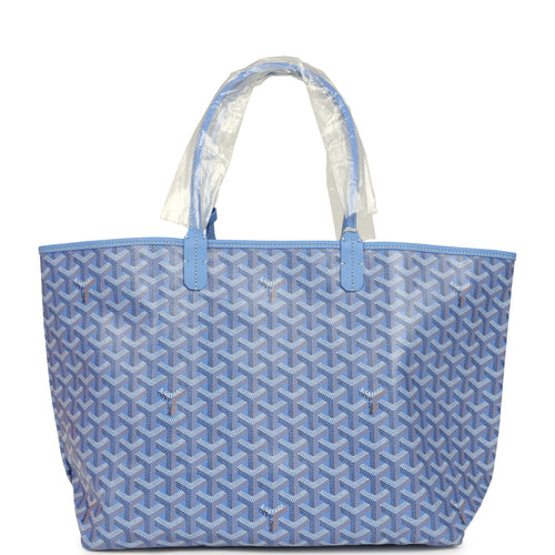 Goyard Goyardine Iris Saint Louis PM Tote Bag Palladium Hardware