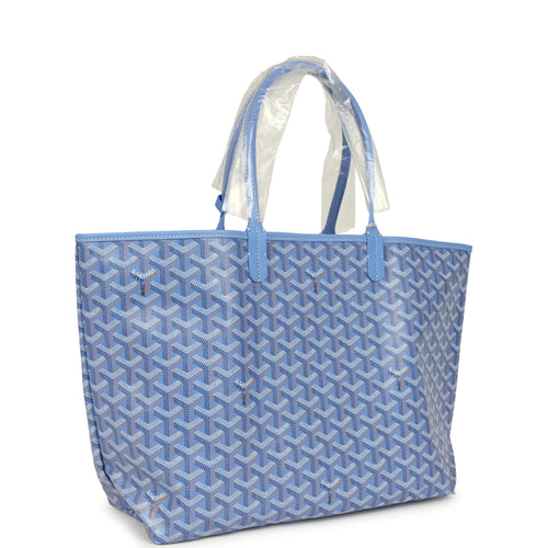 Goyard Goyardine Iris Saint Louis PM Tote Bag Palladium Hardware
