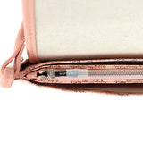 Goyard Plumet Pocket Wallet Pink Goyardine Palladium Hardware