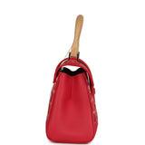 Goyard Goyardine Canvas Fuchsia Soft Saigon Mini Palladium Hardware