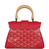 Goyard Goyardine Canvas Fuchsia Soft Saigon Mini Palladium Hardware