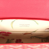 Goyard Goyardine Canvas Fuchsia Soft Saigon Mini Palladium Hardware