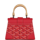 Goyard Goyardine Canvas Fuchsia Saigon Structure Nano Palladium Hardware