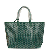 Goyard Goyardine Green Saint Louis PM Tote Bag Palladium Hardware