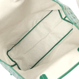 Goyard Goyardine Green Saint Louis PM Tote Bag Palladium Hardware