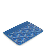 Goyard Goyardine Canvas Sky Blue Saint-Sulpice Card Wallet