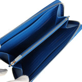 Goyard Goyardine Canvas Sky Blue Matignon GM Wallet Palladium Hardware - Thumbnail View 7