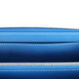 Goyard Goyardine Canvas Sky Blue Matignon GM Wallet Palladium Hardware - Thumbnail View 10