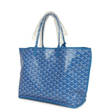 Goyard Anjou PM Sky Blue Goyardine Canvas Palladium Hardware