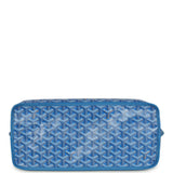 Goyard Anjou PM Sky Blue Goyardine Canvas Palladium Hardware
