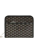 Goyard Goyardine Canvas Black Jouvence MM Toiletry Bag Palladium Hardware