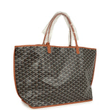 Goyard Goyardine Canvas Black and Brown Anjou GM Tote Bag Palladium Hardware - Thumbnail View 2