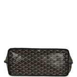 Goyard Anjou PM Black Goyardine Canvas Palladium Hardware