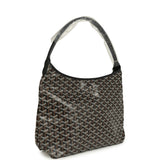 Goyard Goyardine Black Boheme Hobo Bag Palladium Hardware - Thumbnail View 2